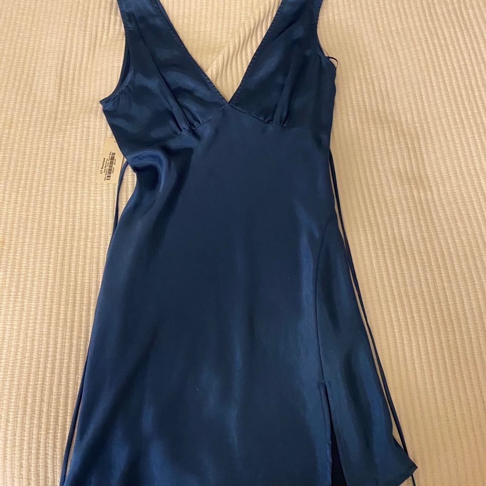 Cotton Candy Navy Mini Dress